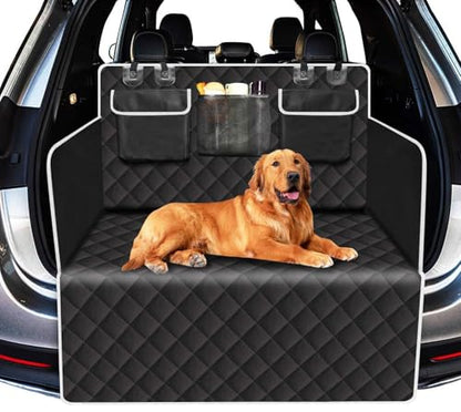 SUV Cargo Liner for Dogs for Jaguar F-PACE 2017-2026, Nonslip Durable Dog Cargo Cover Mat Water Resistan Scratch Resistant Dog Trunk Cover SUV Dog Cargo Liner