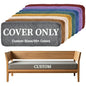 ColourTree Custom Size Cushion Cover, Slipcover Replaceable Bench/Chair Cushion Cover, Furniture/Window Seat Cover, 100+ Colors/Fabrics Can Choose (Custom Size Cover Only) (1 Inch Thick)
