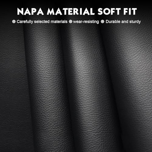 Car Center Console Cover, Console Leather Armrest Cover, Automobile Armrest Box Cover Replacement, Compatible with Chevrolet 2019-2023 Silverado