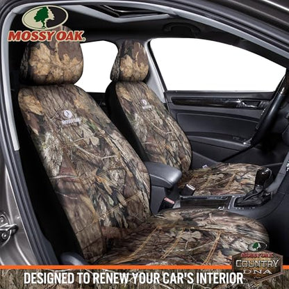Mossy Oak Front Camo Seat Covers Low Back - Made with Premium Rip-Stop Oxford Fabric, Airbag Compatible, Universial Fit Most Bucket Seats - Official Licensed Product - size: Oxford Low Back Front Seat Covers