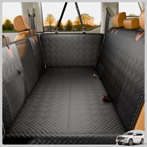 Dog Car Seat Cover for Back Seat, Heavy Duty Scratch Proof Pet Back Seat Protector for Cars/SUVs/Small Trucks