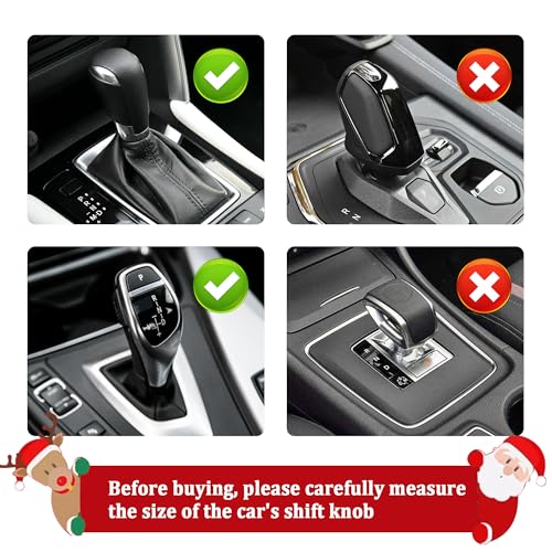 OFBAND Hoodie Car Gear Shift Cover,Christmas Car Decor Gear Shift Knob Cover for Manual/Automatic Shift Knob,Universal Interior Car Accessories Hoodie for Gearr Shifter Knobs (Christmas Green) - color: Christmas Green