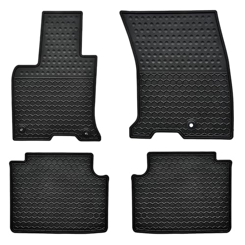Car Floor Mats Custom Fit for Ford Escape 2020 2021 2022 2023 2024（Only Hybrid） Odorless Washable Heavy Duty Rubber (All Weather) Floor Liners Set Black - color: Black, size: Escape:2020-2026（Hybrid Only）