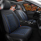 Car Seat Covers Front Pair,Universal Fit for Most Cars,SUV,Sedans and Pick-up Trucks,Automotive Faux Leather Vehicle Cushion Covers(Front Pair,Black/Blue) - color: Blackblue, size: Front Pair