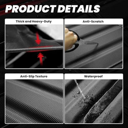 AOMSAZTO Floor Mats Compatible with 2024 2025 Toyota Land Cruiser & Lexus GX550: All Weather Floor Liner Replacement for 2025 Toyota Land Cruiser Interior Accessories - style: 2024-2025 | For Toyota Land Cruiser Floor Mats