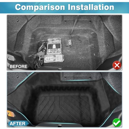 Mixsuper Cargo Liner for Mazda MX-5 MX5 Miata 2016-2025, Trunk Mat for MX5 Miata Accessories Cargo Mat Rear Trunk Liner Black - size: Fit for Mazda MX-5 Miata | 2016-2025