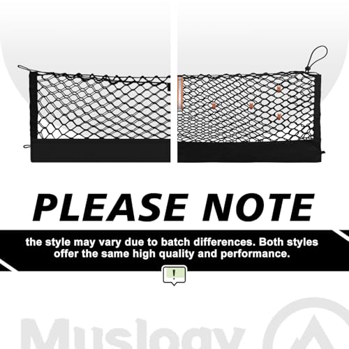 Truck Bed Cargo Net Trunk Netting Compatible with 2021-2025 2026 Jeep Grand Cherokee L (3-Row GCL) Accessories, Pickup Cargo Organizer SUV Sedan Storage Net w/Heavy Duty Carabiners - style: 2021+ Grand Cherokee L (3-Row)