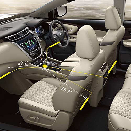 Nilight 48 LEDs DC 5V Multicolor Music Car Strip Light Under Dash Lighting Kit with Sound Active Function and Wireless Remote Control, 2 Years Warranty, 4PCS USB Interior Lights - color: 4PCS USB Interior Lights