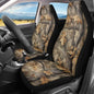 Howilath 2 Piece Car Front Seat Covers Set Anti-Slip Camo Oak Hunting Wood Auto Seats Protector Interior Accessories Fit SUV Sedan Truck - color: Camo Oak Hunting Wood