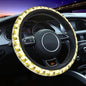 Banana Steering Wheel Covers Non Slip Neoprene Universal 15 Inch Steering Wheel Protector Car Cover for Men Women - color: Banana