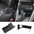 Autorder 2PCS Center Console Organizer for 2021-2024 Toyota Venza Accessories Armrest Storage Box Secondary Insert Tray Center Console Armrest Tray with Nonslip Mats - size: 2021-2024 Toyota Venza 2PCS
