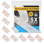 Industrial Strength - Clear Indoor/Outdoor Adhesive Mounting Tape - Self Mating Reclosable Fastener Compatible with 3M SJ3550 / SJ3560 Dual Lock - size: 20 INCH, style: Clear