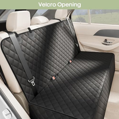 Dog Car Seat Cover for Back Seat, Waterproof Pet Bench Seat Cover for Dogs, Scratchproof Nonslip Rear Seat Protector for Cars, Trucks, SUVs - size: Full Bench
