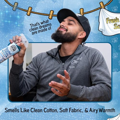Chemical Guys Tangled Sheets Fresh Linen Scent Air Freshener Spray and Odor Eliminator, Clean Fabric Inspired Spray for Home, Office, Bathroom, Dorm, and Car Interior - 16 Fl Oz - size: 16 Fl Oz