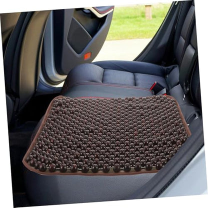 ULTECHNOVO Breathable Nonslip Car Seat Cushion Optimal Airflow Summer Ventilated Automotive Bead Pad for Comfortable Driving Compatible Vehicles