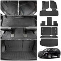 Floor Mats Compatible with 2018-2023 (Fit 2024 Traverse Limited) Chevrolet Traverse Cargo Liner Mat Back Seat Cover 7 Seat 2023 Chevy Traverse Accessories (Trunk Mat+Backrest Mats+Floor Mats) - style: For Chevrolet Traverse 7-Seater | 2018-2023