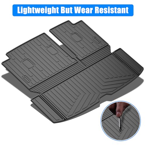 Trunk Mat for Pathfinder 2022-2024, MERXENG Car Trunk Protector All-Weather Rear Cargo Area Mat Protective Floor Mat for Pathfinder 2022-2024 - size: for Pathfinder 2022-2024
