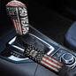 KEIAHUAN 2 Piece 250 Years Car Gear Shift Knob Cover & Handbrake Cover Set for Men Sweat-Absorption & Non Slip Universal Case Sleeve Fits for SUV,Sedan,Truck,Minivan - color: 250 Year American Anniversary