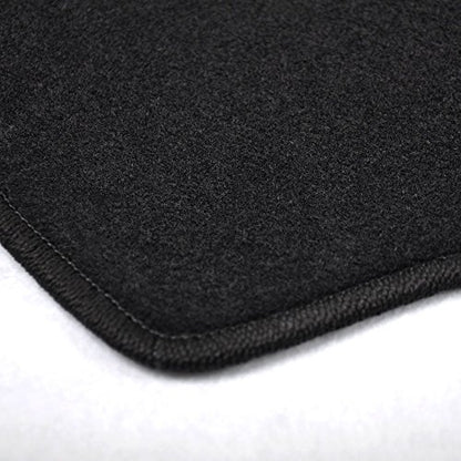 IKON MOTORSPORTS Floor Mat Compatible with 2016-2021 Honda Civic, Factory Fitment Floor Mats Carpet Front & Rear Black 4PC Nylon