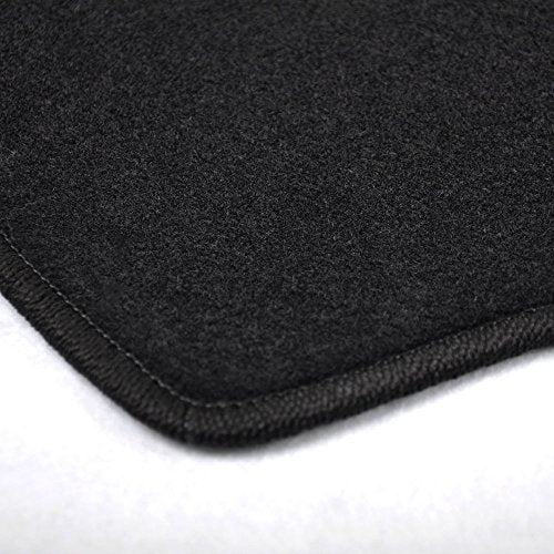 Floor Mats Compatible with 2014-2018 Mazda 3, Factory Fitment Floor Mats Carpet Front & Rear Black 4PC Nylon by IKON MOTORSPORTS, 2015 2016 2017