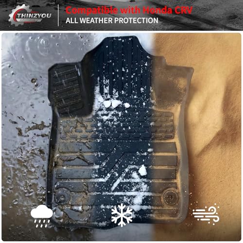 Floor Mats Compatible with 2023 2024 2025 2026 Honda CRV Cargo Mats Liner TPE Back Seat Cover Trunk Mats Fuel 2024 CR-V Accessories Non-Hybrid (Lower Deck, Trunk Mat+Backrest Mats+Floor Mats) - style: For Honda CRV Gas | 2023-2026