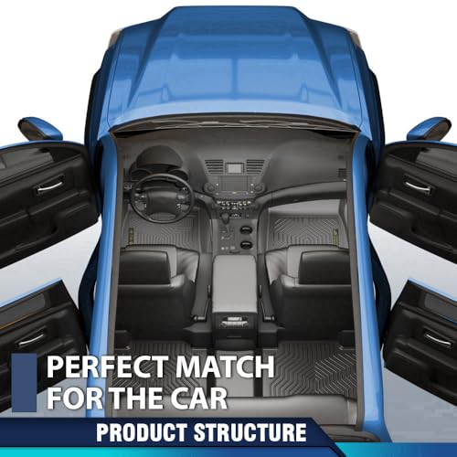 PIT66 Floor Mats Cargo Liners Compatible with 1999-2006 Chevy Silverado/Sierra GMC 1500 | Crew Cab (Heavy Duty) TPE Truck Accessories Cargo Liners All Weather Protection - size: Fit Silverado/Sierra 1500 Crew 99-06 | 3PCS