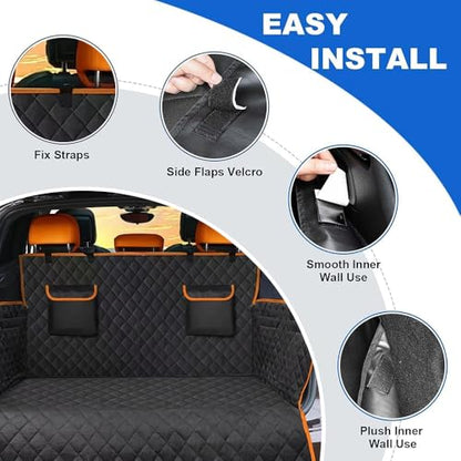 SUV Cargo Liner for Dogs for Lucid Gravity 2025-2026, Waterproof Non-Slip Pet Trunk Protector Scratchproof Dog Blanket Easy to Clean