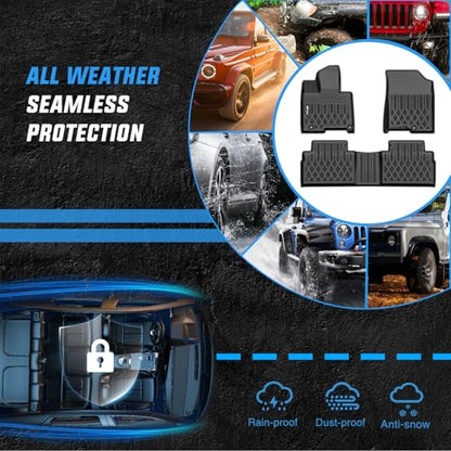 Nilight TPE Floor Mats for Hyundai Tucson PHEV (Plug-in Hybrid) 2022 2023 2024 2025 2026 All Weather Custom Fit Heavy Duty Floor Liners - color: 2022-2026 Hyundai Tucson PHEV