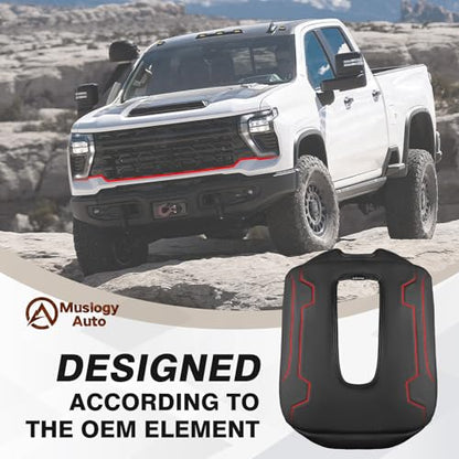 Center Console Armrest Cover Fit for Chevy Silverado & GMC Sierra 2019-2026 Accessories, Comfort Armrest Pad Console Lid Cushion Vegan Leather 1-Inch Extra Thick(Split Bench Seat Console ONLY) - size: 1) 19-25 |Silverado & Sierra| Jump Seat, +Thick