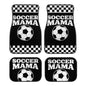 4pcs Auto Floor Mat Car Front & Back Soccer Floor Carpet Non Slip Anti Dirty Foot Pad Rug Automotive Accessories - color: Soccer
