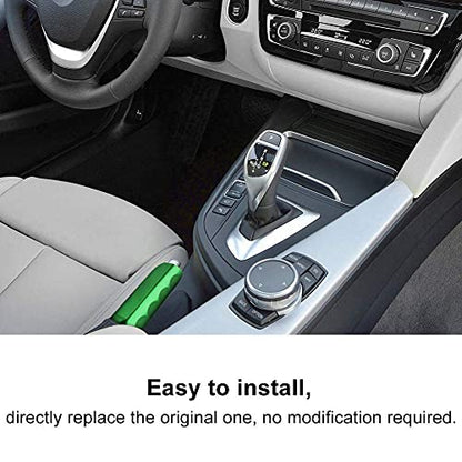 Aramox Handbrake Cover, Universal Auto Car Aluminum HandBrake Cover Handle Protector Hand Brake Sleeve Aluminium Alloy (Green) - color: Green