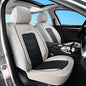 Gray Car Seat Covers Complete Set, Universal Car Seat Covers for Cars, Premium Waterproof Leather, Protect & Upgrade Car Interiors, Airbag Compatible, Easy to Install & Clean Up - color: Gray & Black