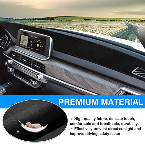 Autorder Dashboard Cover Mat for 2020 2021 2022 Kia Telluride Accessories Dash Cover Flannel Dash Mat Sunshade Glare UV Rays Protector - size: 2020-2022 Kia Telluride