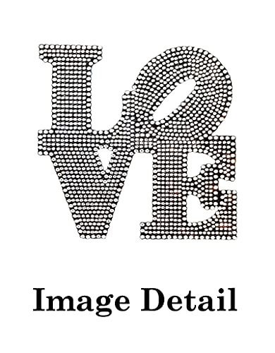 Universal Fit Front/Rear 4-Piece Full Set Love Crystal Bling Rhinestone Design Studded Carpet Car SUV Truck Floor Mats - 4 Pcs Set (Silver Love-Pink) - color: Silver Love-Pink