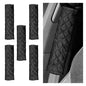 5PCS Car Seat Belt Pads Cover - Soft Comfort Seatbelt Covers Protect Your Neck and Shoulders - Auto Seat Belt Shoulder Strap Cover Protector Pads - Shoulder Cushion Harness Pad for Car/Bag (Black) - color: Black