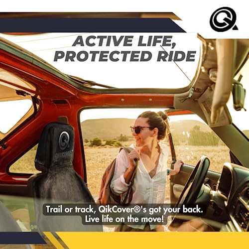 Premium Waterproof Car Seat Cover - Sweatproof, Universal Fit, Non-Slip, Durable Protector for Dirt, Spills, Pet Claws - Auto, SUV, Truck Compatible (Black)
