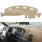 Yiz Dashboard Cover Dash Cover Mat Pad Custom Fit for Dodge Ram 1500 2500 3500 1998 1999 2000 2001 (98-01 Beige) Y21 - color: 98-01Beige