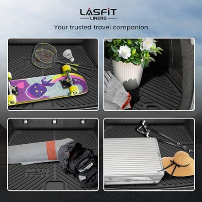 LASFIT Cargo Liner for Acura RDX 2019-2026 Cargo Mat All Weather TPE Trunk Floor Mat Custom Fit for Acura RDX Cargo Tray Non-Slip Rear Trunk Liner, Black - size: 2019-2026 | For Acura Rdx | Cargo Mat
