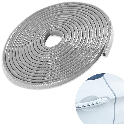 Door Protector Car Door Protector Edge Guards Car Door Edge Guards Adhesive Free Universal for Cars, Trucks, Suvs, Suvs and Most Car Door Panels (Gray, 16.4Ft（5M）) - color: Gray, size: 16.4 ft