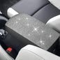 AOMSAZTO Bling Crystal Diamond Console Covers for 2012-2015 Honda Civic Leather Armrest Covers - color: Bling color