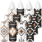 Arttown Car Tissue Holder for Cup Holder,Facial Tissues Bulk 3-Ply,Refillable Western Aztec Vintage Cylinder Tissue Boxes,Fit Car Home Office School,12 Pack (600 Sheets Total,50 Sheets Each)