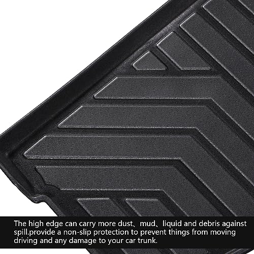 All Weather Cargo Liner Compatible with 2025 2026 Chevrolet Chevy Equinox (Only Gas) & 2025 GMC Terrain, Custom Fit Car Trunk Mat, Waterproof Easy to Clean Cargo Mat
