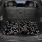 Universal Car Trunk Mat 29" x 39", Flower Branch Print All Weather Trunk Protection Cargo Liner, Durable Cargo Mat Rear Trunk Liner, Stylish Vehicle Interior Accessories Suitable for Most Car Models - color: Flower Branch