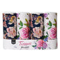 Facial Tissue Cylinder Holder with Cap, Travel Tissue Tubes Box Container, Suitable for Car Cup Holder (4 Pack, 200 Sheets) - style: Roses