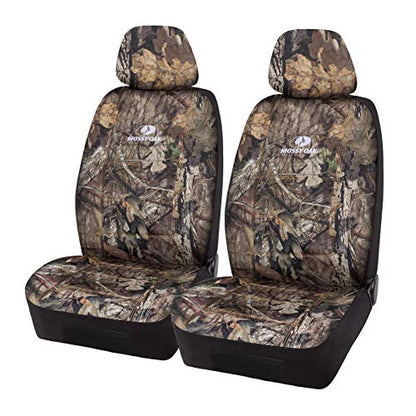 Mossy Oak Front Camo Seat Covers Low Back - Made with Premium Rip-Stop Oxford Fabric, Airbag Compatible, Universial Fit Most Bucket Seats - Official Licensed Product - size: Oxford Low Back Front Seat Covers