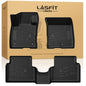 LASFIT Floor Mats for Ford Maverick 2022-2025 2026 (for EcoBoost Gasoline Models Only) All Weather Car Floor Pretoctor TPE Truck Liners for Ford Maverick Gas, 1st & 2nd Row Black - style: 6) Maverick Gasoline| 22-26 | 2Rows