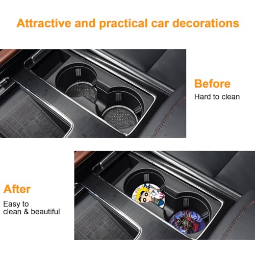 100Pcs Sublimation Car Coasters Blanks Set, 50 Pcs 2.75/0.25 in Neoprene Round Opening Sublimation Coasters, 25Pcs Self-Seal Bags & 25Pcs Car Coaster Display Cards for Sublimation DIY Funny Crafts - color: 2.75in-white-50pcs