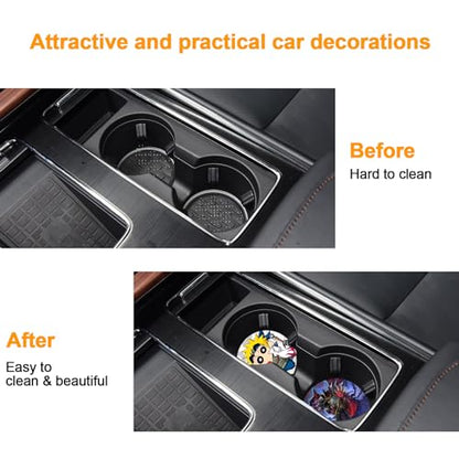 100Pcs Sublimation Car Coasters Blanks Set, 50 Pcs 2.75/0.25 in Neoprene Round Opening Sublimation Coasters, 25Pcs Self-Seal Bags & 25Pcs Car Coaster Display Cards for Sublimation DIY Funny Crafts - color: 2.75in-white-50pcs