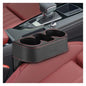 ZIMISI Car Cup Holder, PU Leather Auto Front Console Gap Filler Organizer, Multifunctional Cup Drink Holder, Car Seat Gap Filler Storage Box, Coin Bucket, Cell Mobile Phone Holder (Black) - color: Black