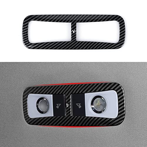Rear Reading Light Cover Decals for Honda Accord 2018 2019 2020 2021 2022 10th Gen Accessories ABS Carbon Fiber Interior Stickers - color: Reading Lights Cover